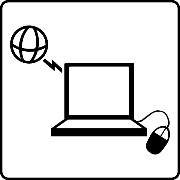 Computer Internet Icon Clip Art at Clker.com - vector clip art online